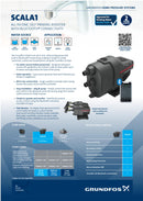 Grundfos Scala1 3-45 .58kw Pressure System