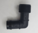 19mm Hr Products Barbed Elbow 3/4" Male Thread