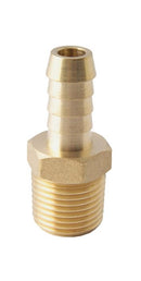 Brass Hose Barb 20mm Tail x 1/2" Male Thread