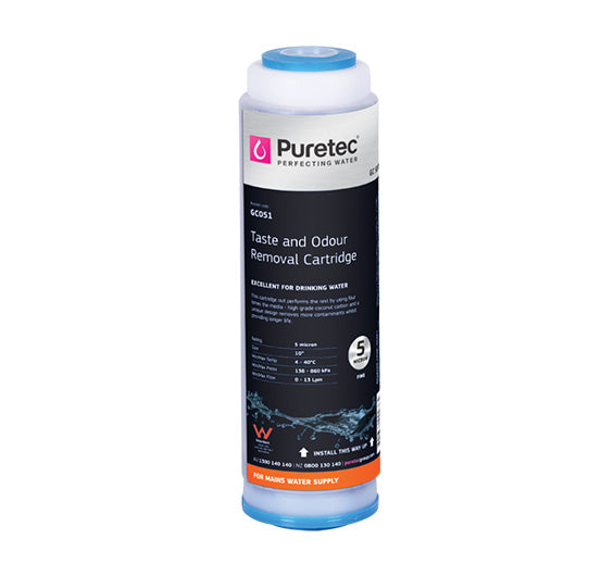 Puretec 2 1/2" x 10" 5 Micron Granular Carbon Cartridge