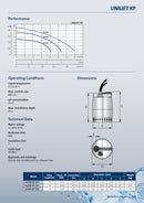 Grundfos KP350 Stainless Steel Cylinder Float Drainage Pump