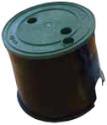 Valve Box 165 H x 150 Dia x 185 Base Round