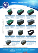 Valve Box 255 H x 250 Dia x 340 Base Heavy Duty Round