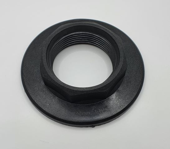 Norma 1 1/4" Poly Flanged Back Nut
