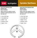 Toro 3/4" Heavy Duty Sprinkler Sled