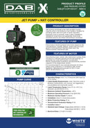 DAB Jetcom 102 .75kw NXT Pressure System