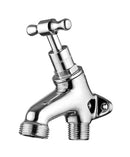 3/4" Chrome Plated Wall-mount Hose Cock