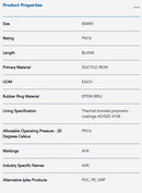 80mm PN16 AVK Resilient Gate Valve DI Flanged