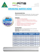 Drinkwater Hose White 12mm x 100m