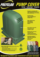 Poly Slab Pump Cover 640l x 340w x 601h Beige