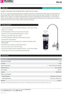 Puretec Caravan Under sink Filter Kit