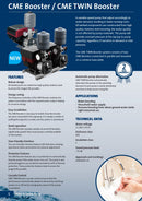 Grundfos Twin CMBE 3-62 Variable Speed Booster Pump Set