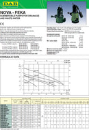DAB .22kw Fixed Float Arm Drainage Pump