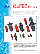 Triangle 40mm Disc Filter 120 mesh (120 micron)