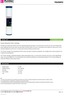 Puretec 4 1/2" x 20" 20 Micron Tannin Reduction Cartridge
