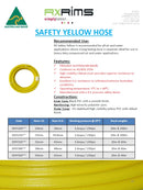 Safety Yellow Hose 8mm x 20m