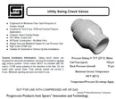 32mm PVC Swing Check Valve