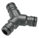 Gardena Maxi-Flo 3 Way Snap On Coupling  18mm