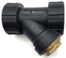 1" Black Poly Y Strainer