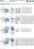 Calpeda BS1V 1MXH 2004-ITT PRESSURE SYSTEM PUMP