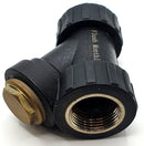 1" Black Poly Y Strainer