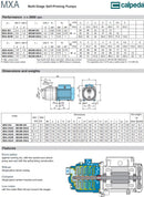 Calpeda PI15-MXAM 204 Stainless Steel Pressure System .55KW