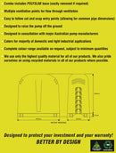 Poly Slab Pump Cover 640l x 340w x 601h Rivergum