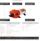 Seaflo 51 Series 12v Pump 18.9 l/min 70 psi
