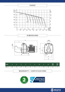 DAB Jet151 1.1kw Jet Pump with Pressure Switch