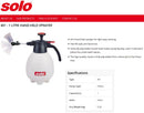 Solo 1l Hand Sprayer