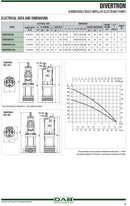 DAB Divertron .56kw Submersible Pressure System with Float