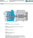 Calpeda .75KW Stainless Steel Pressure System