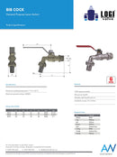 3/4" Chrome Ball Valve Tap
