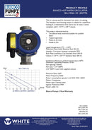 Bianco 3 Speed Hot Water Circulation Pump