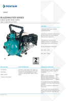 Onga Blazemaster 5.5HP Honda Engine Single Impeller