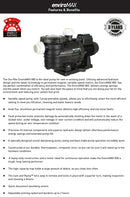 Onga Enviromax Variable Speed Pool Pump