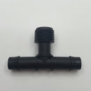 Antelco 13mm Barbed Tee to 1/2" Male Thread