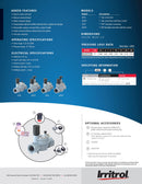 205FC Series Irritrol Richdel 1" Solenoid Valve with Flow Control