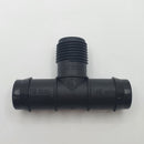 Antelco 19mm Barbed Tee 1/2" Male Thread