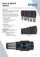 Anka 1" Foot Valve