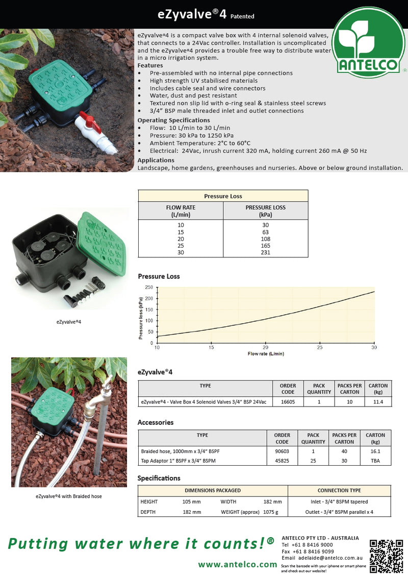 Antelco 4 Station Manifold Kit