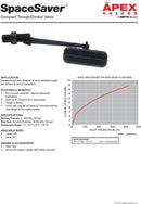 Apex 3/4" Space Saver Poly Float Valve