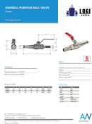 Ball Valve Hose Nozzle 15mm