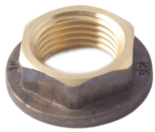 Brass Back Nut Flange 1"