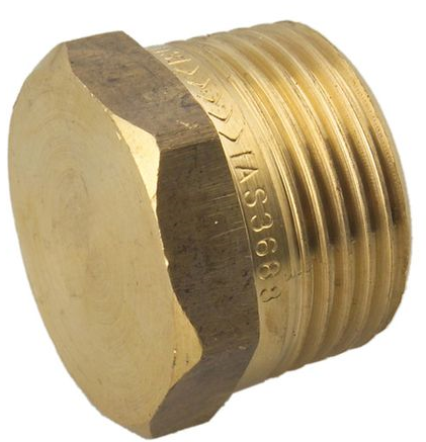 Brass 1/8" BSP Plug
