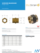 Brass 1" BSP Socket