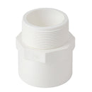 PVC Valve Adapter 80mm Pipe x 3" Male Thread
