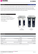 Puretec 2 1/2" x 10" Twin Filter Housing