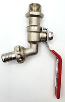 1" Chrome Ball Valve Tap