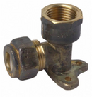 Copper 15mm x 1/2" Female Wall Mount Elbow Brass